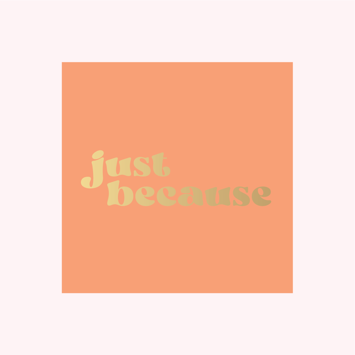 ColourPop Collection - Greetings Edition - Just because - SQUARE - FOIL