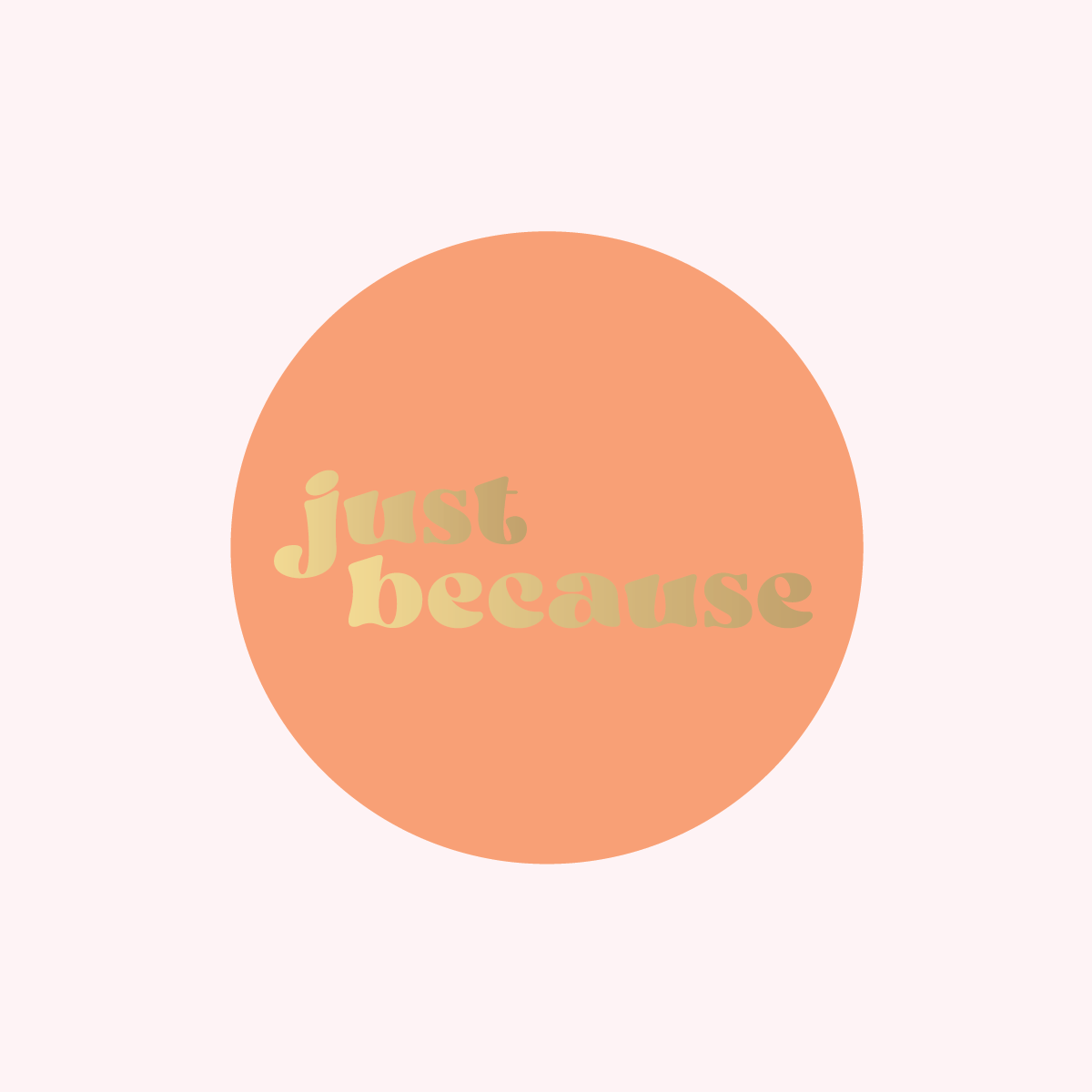 ColourPop Collection - Greetings Edition - Just Because - ROUND - FOIL