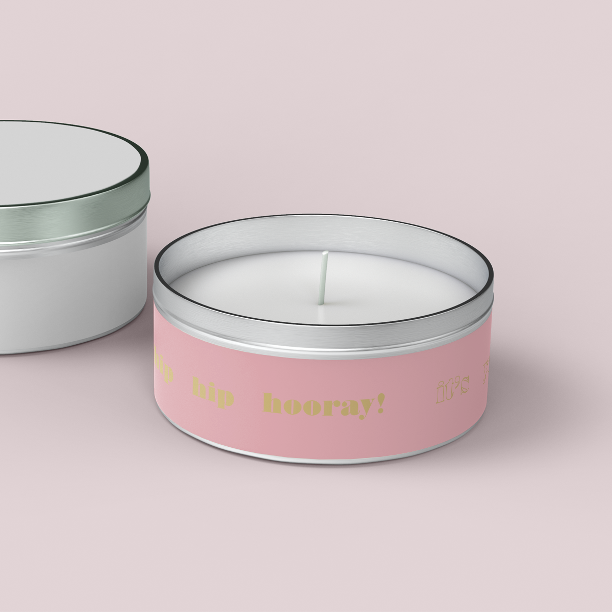 ColourPop Collection - Greetings Edition - Hip hip hooray! It's your birthday! - TRAVEL TIN WRAP - FOIL