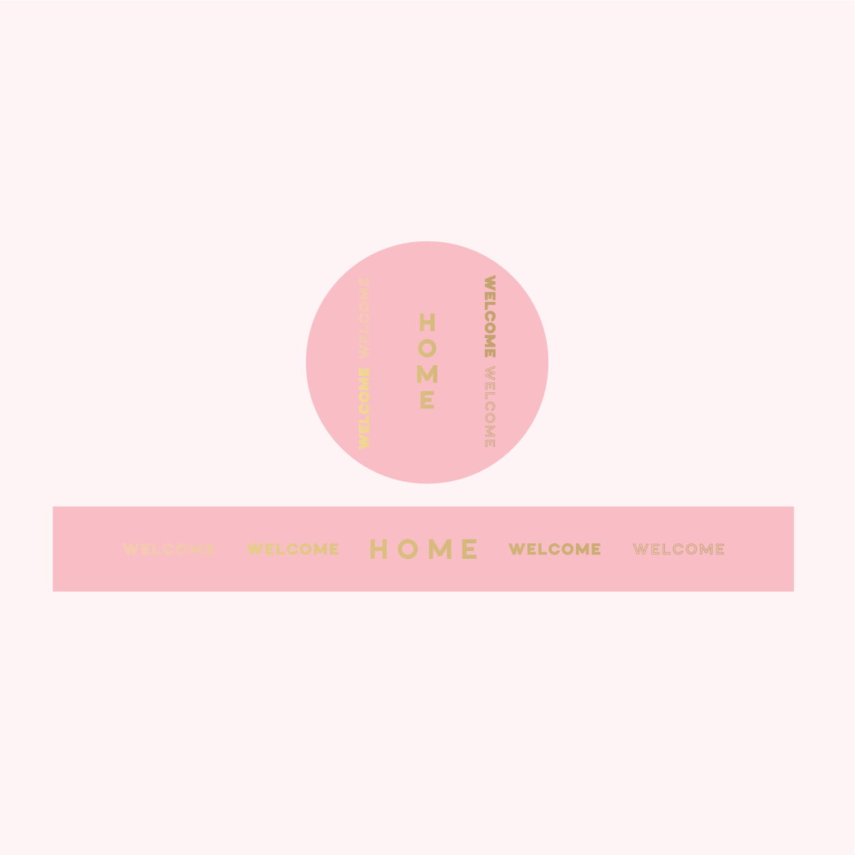 ColourPop Collection - Greetings Edition - Welcome Home - TRAVEL TIN SET - Foil