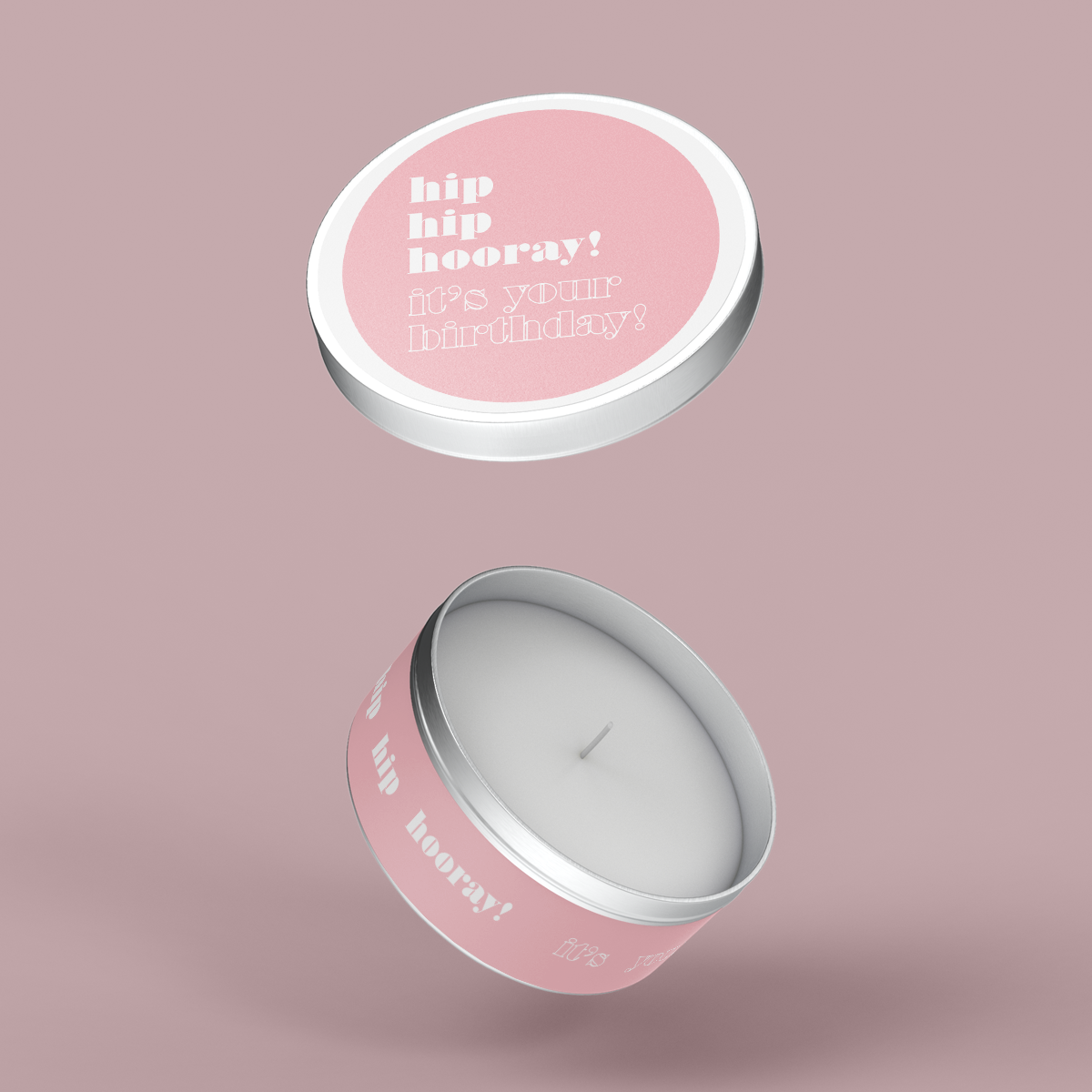 ColourPop Collection - Greetings Edition - Hip Hip Hooray it's your Birthday! - TRAVEL TIN SET - Textured