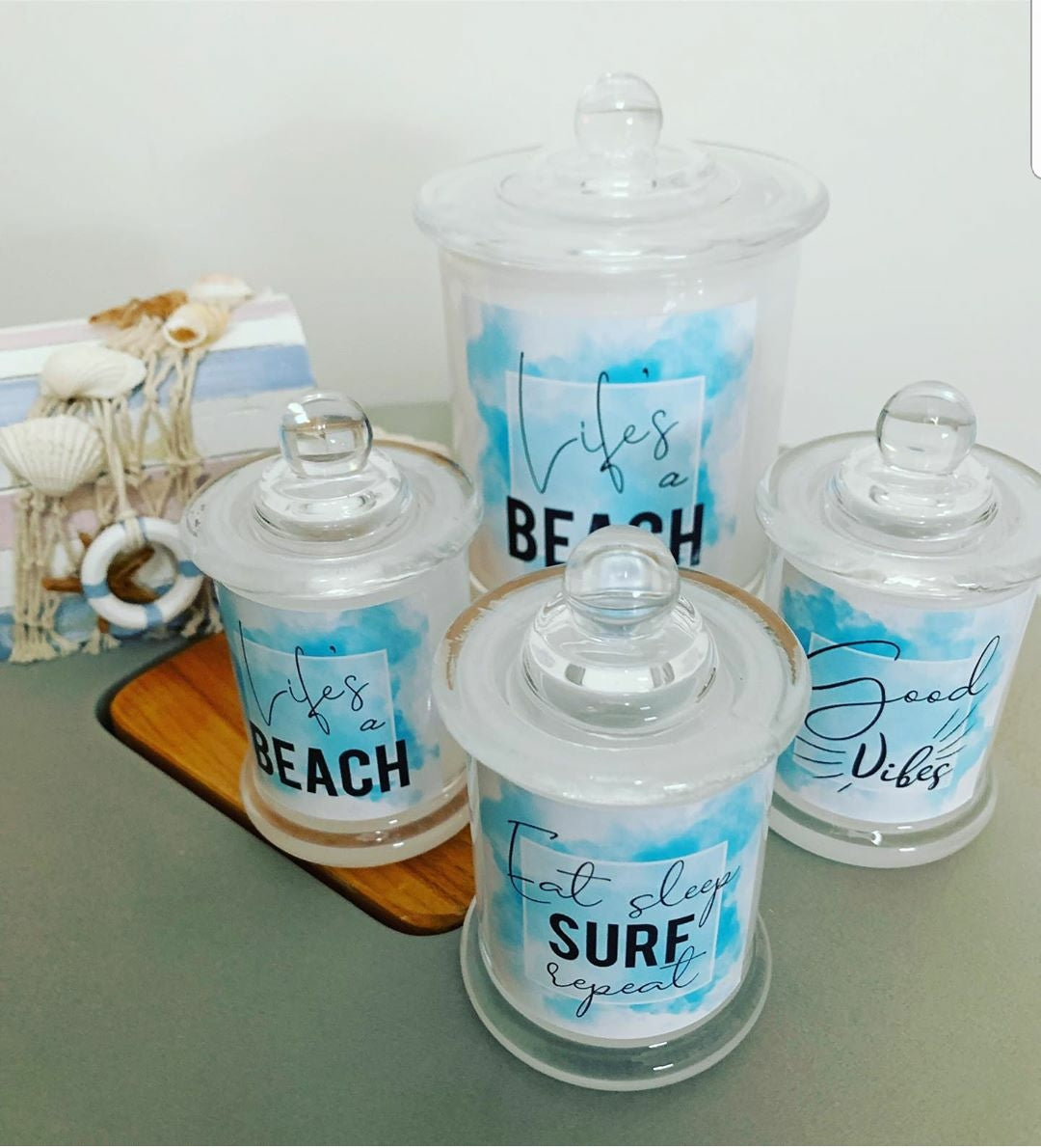 LIfe's a Beach Vinyl Label Pack