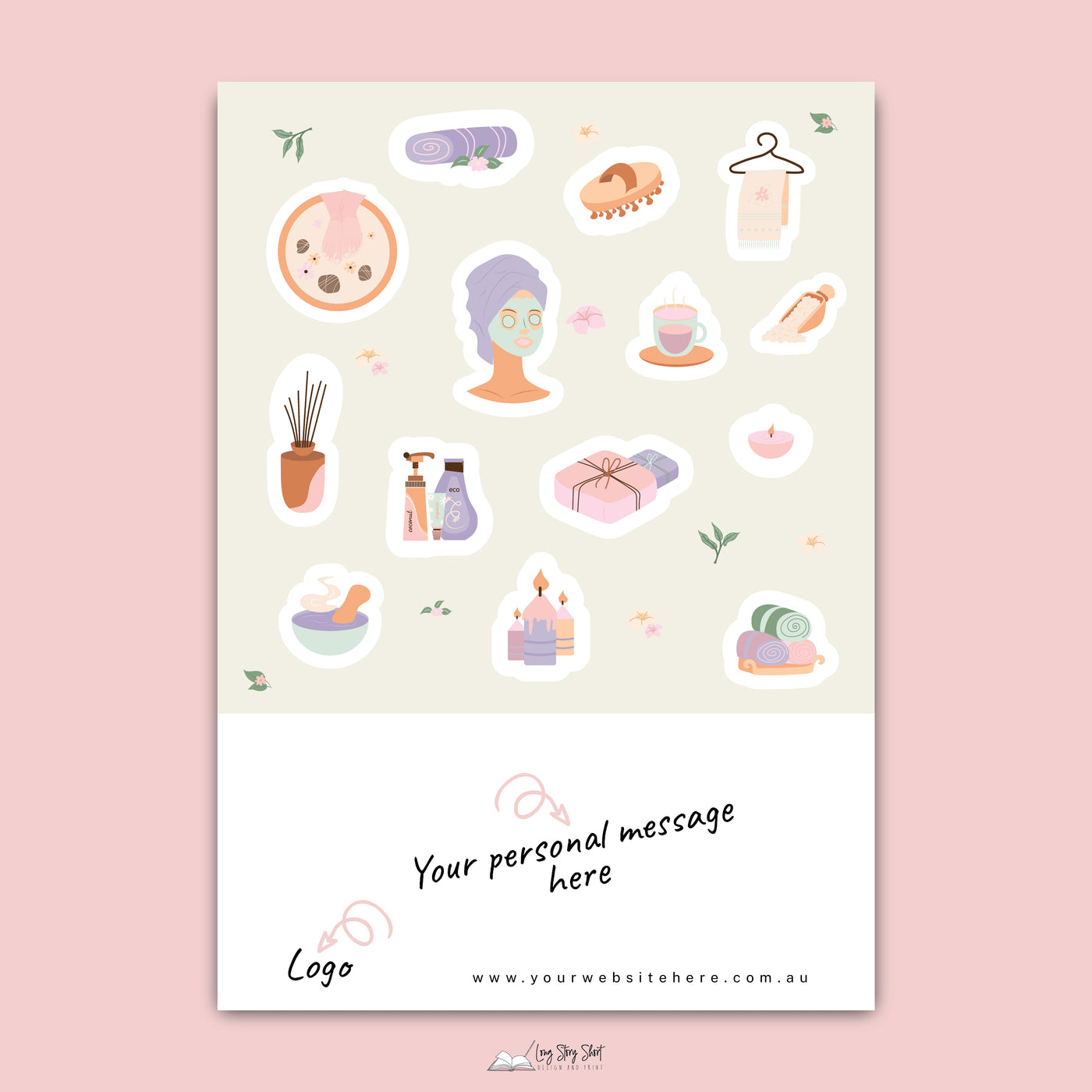 Self Care Business Sticker Sheet (design 2)