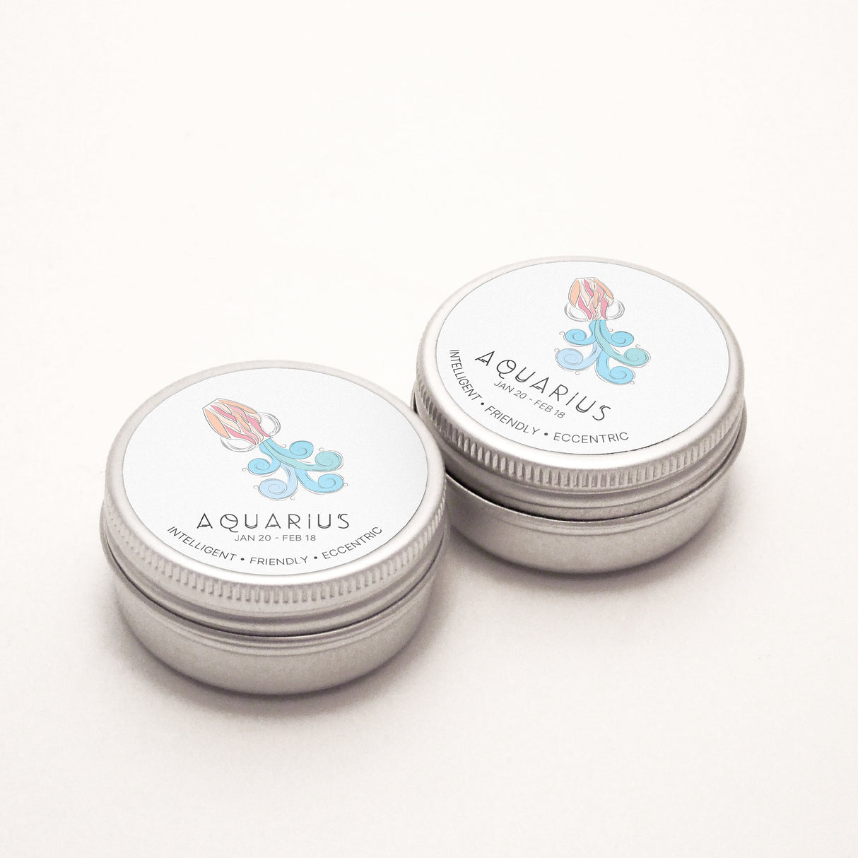 The Zodiac Lineart Round Vinyl Label Pack