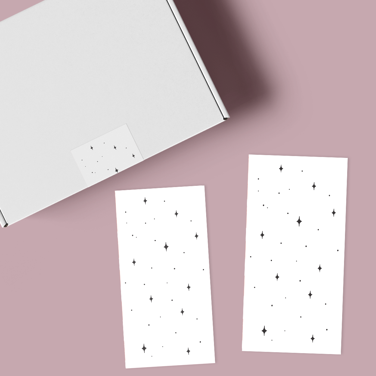 The Unboxing Experience BOX LABELS Design THREE