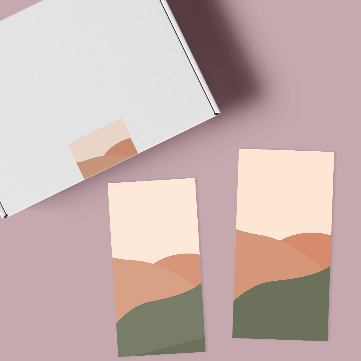 The Unboxing Experience BOX LABELS Design SIX