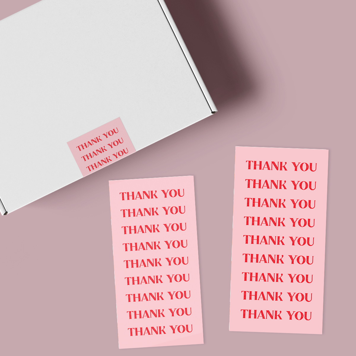 The Unboxing Experience BOX LABELS Design TWO