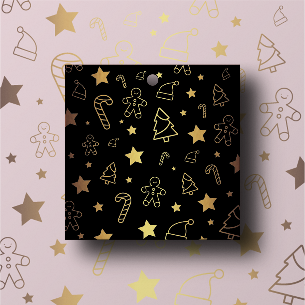 Christmas Collection Swing Tags NIGHT (BLACK)