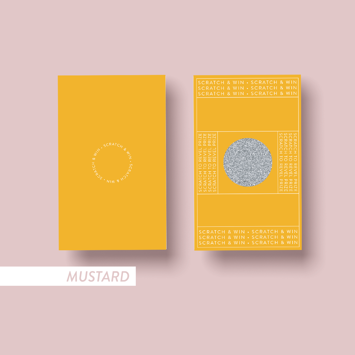 The Dusty Earth Collection Customer Loyalty Scratchie Card