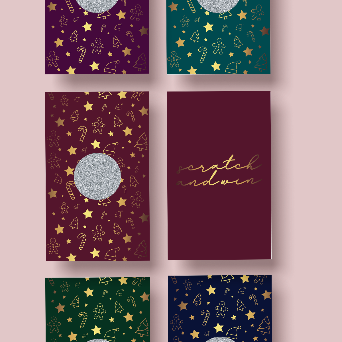 The The Jewel Christmas Collection Customer Loyalty Scratchie Card - Mystic