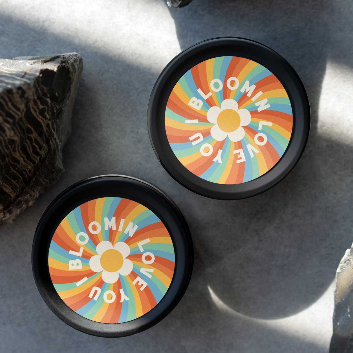 Mothers Day - Retro Collection - ROUND Design EIGHT Vinyl Label Pack