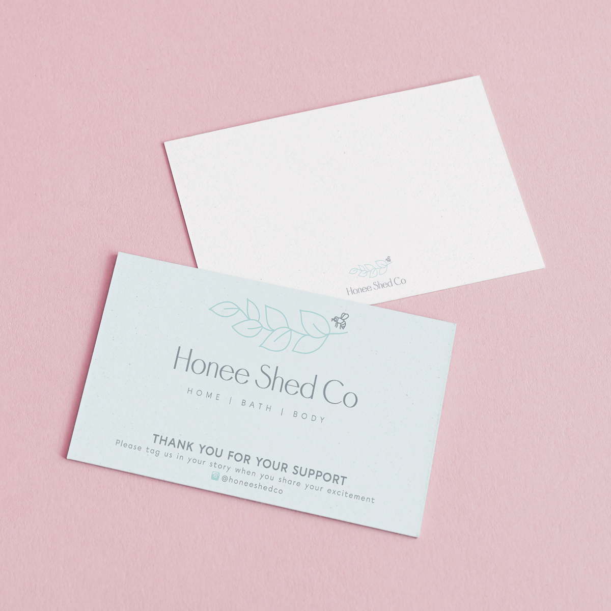 Uncoated Thankyou Postcard