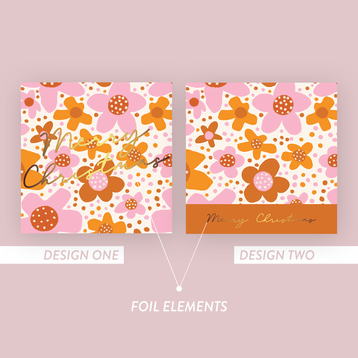 Jess Walker Christmas Vinyl Label Pack THREE (SQUARE) FOIL