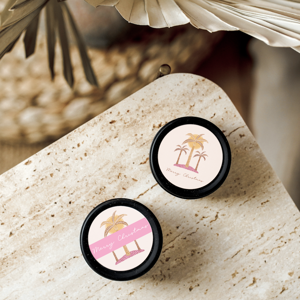 Jess Walker Christmas Vinyl Label Pack ONE (ROUND) Gloss/Matte