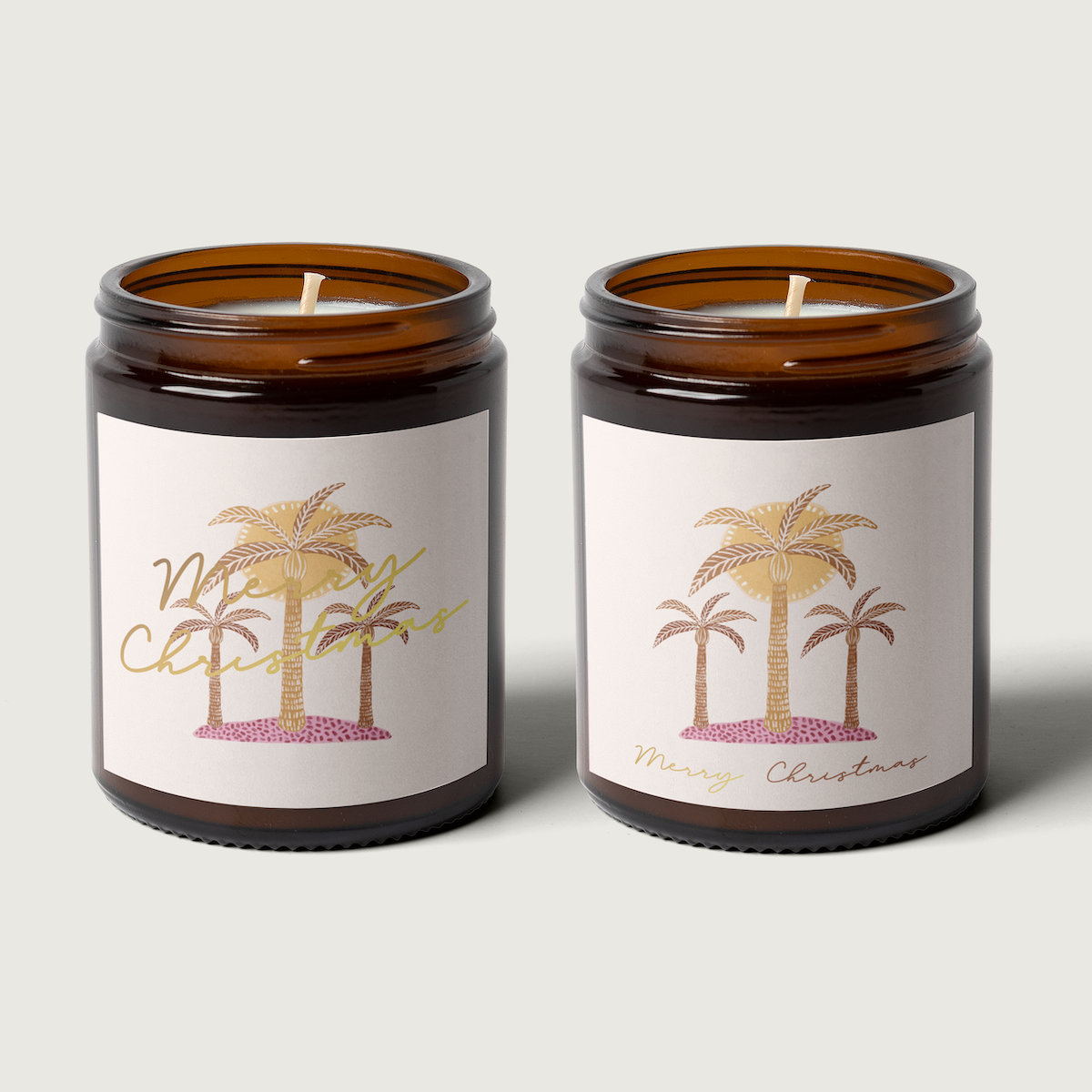 Jess Walker Christmas Vinyl Label Pack ONE (SQUARE) FOIL