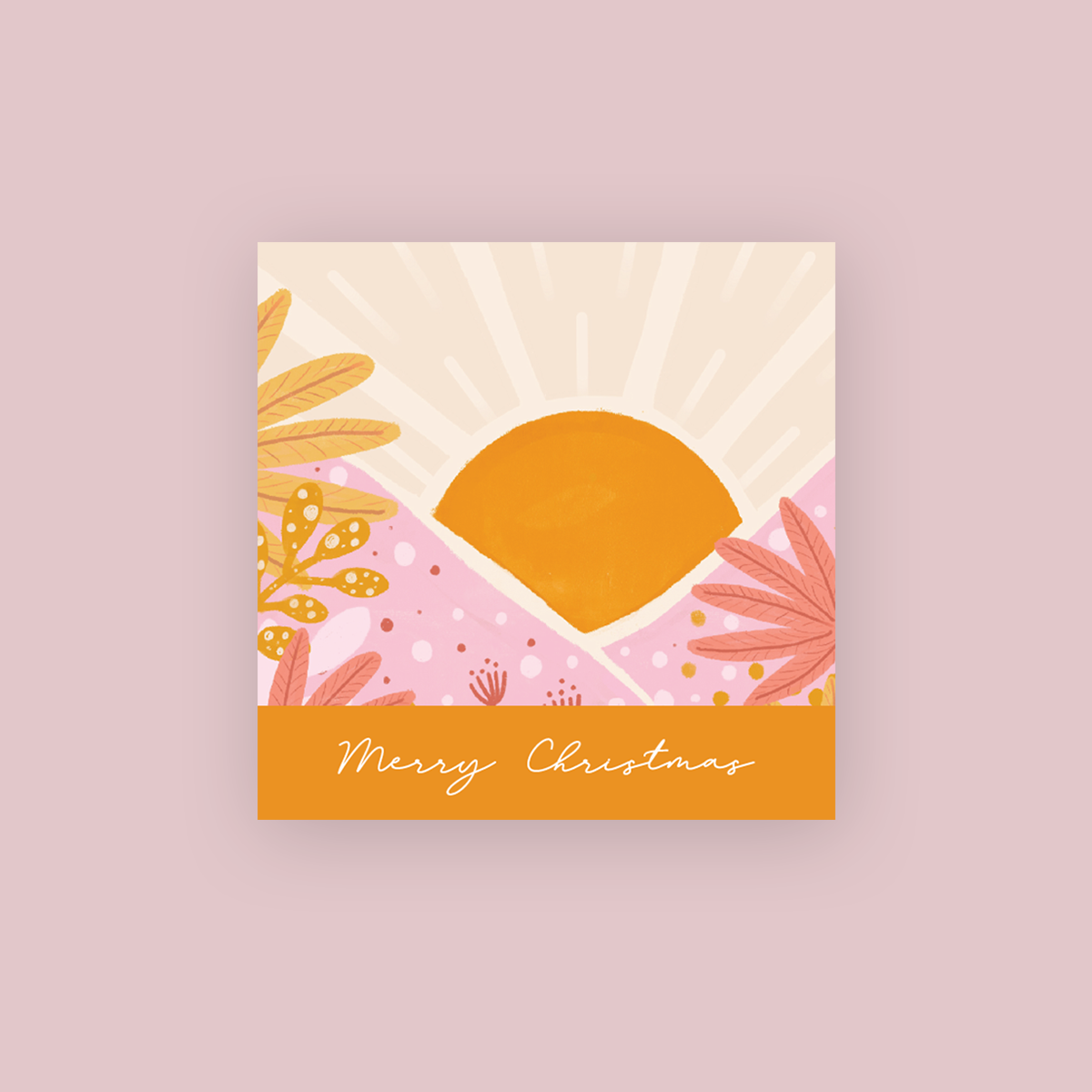 Jess Walker Christmas Vinyl Label Pack SIX (SQUARE) Gloss/Matte