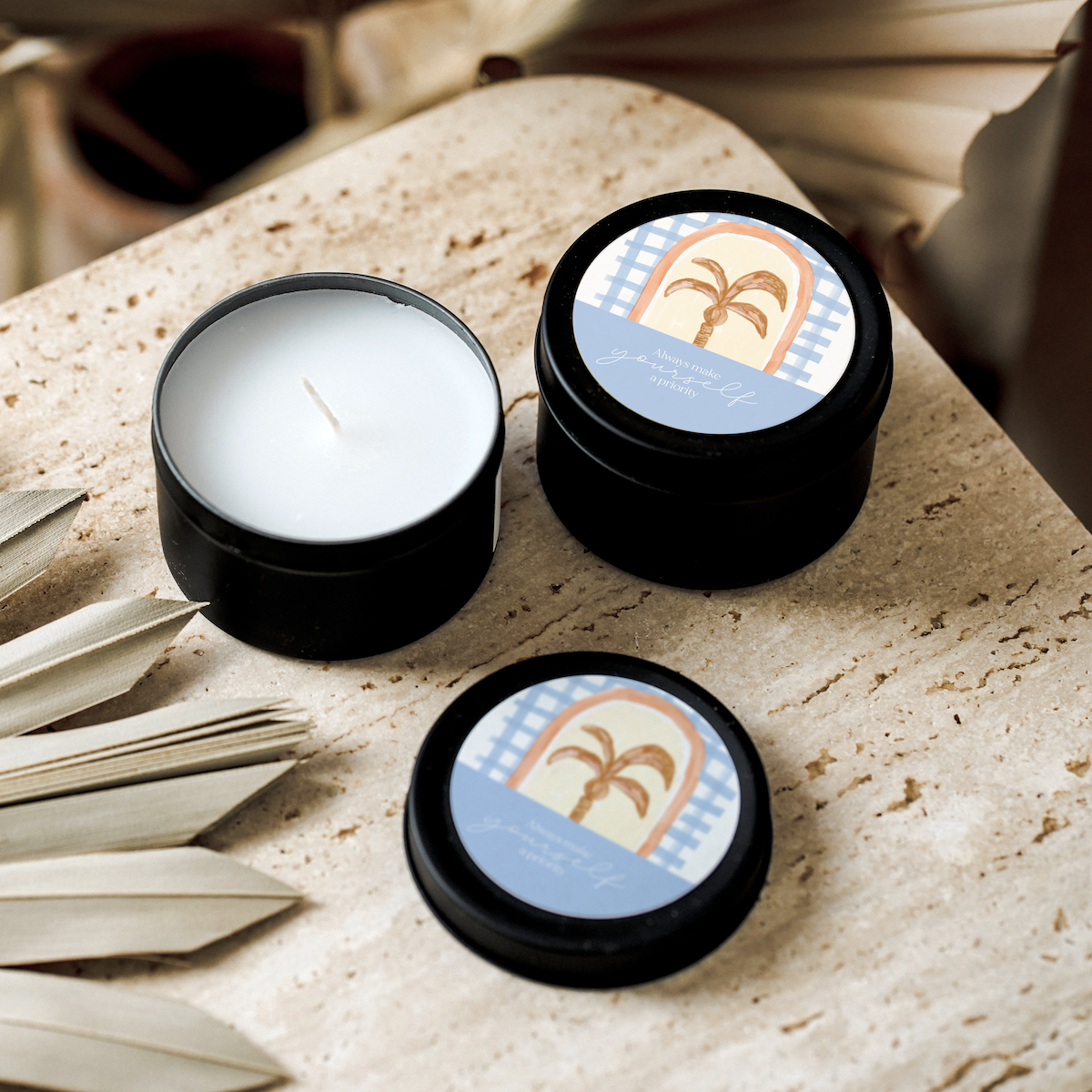 Jess Walker Affirmation Quote Vinyl Label Pack FIVE (ROUND) Gloss/Matte