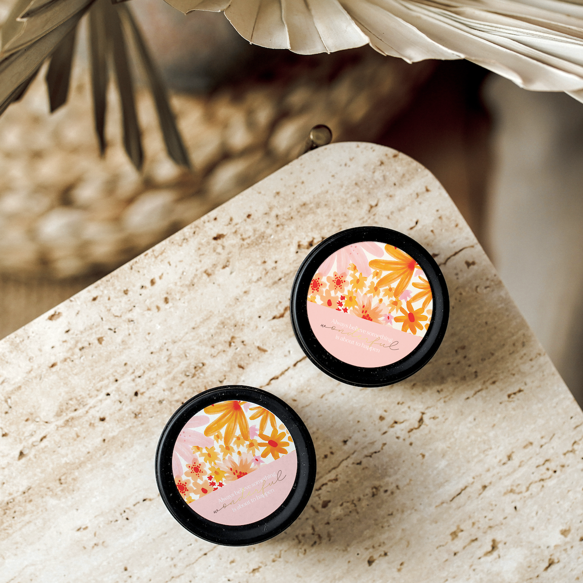 Jess Walker Affirmation Quote Vinyl Label Pack FOUR (ROUND) FOIL