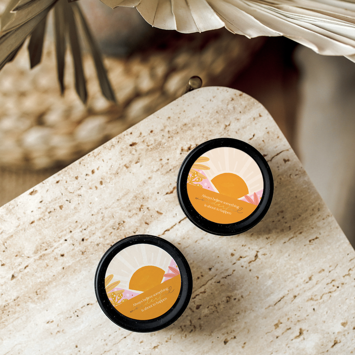 Jess Walker Affirmation Quote Vinyl Label Pack SIX (ROUND) FOIL