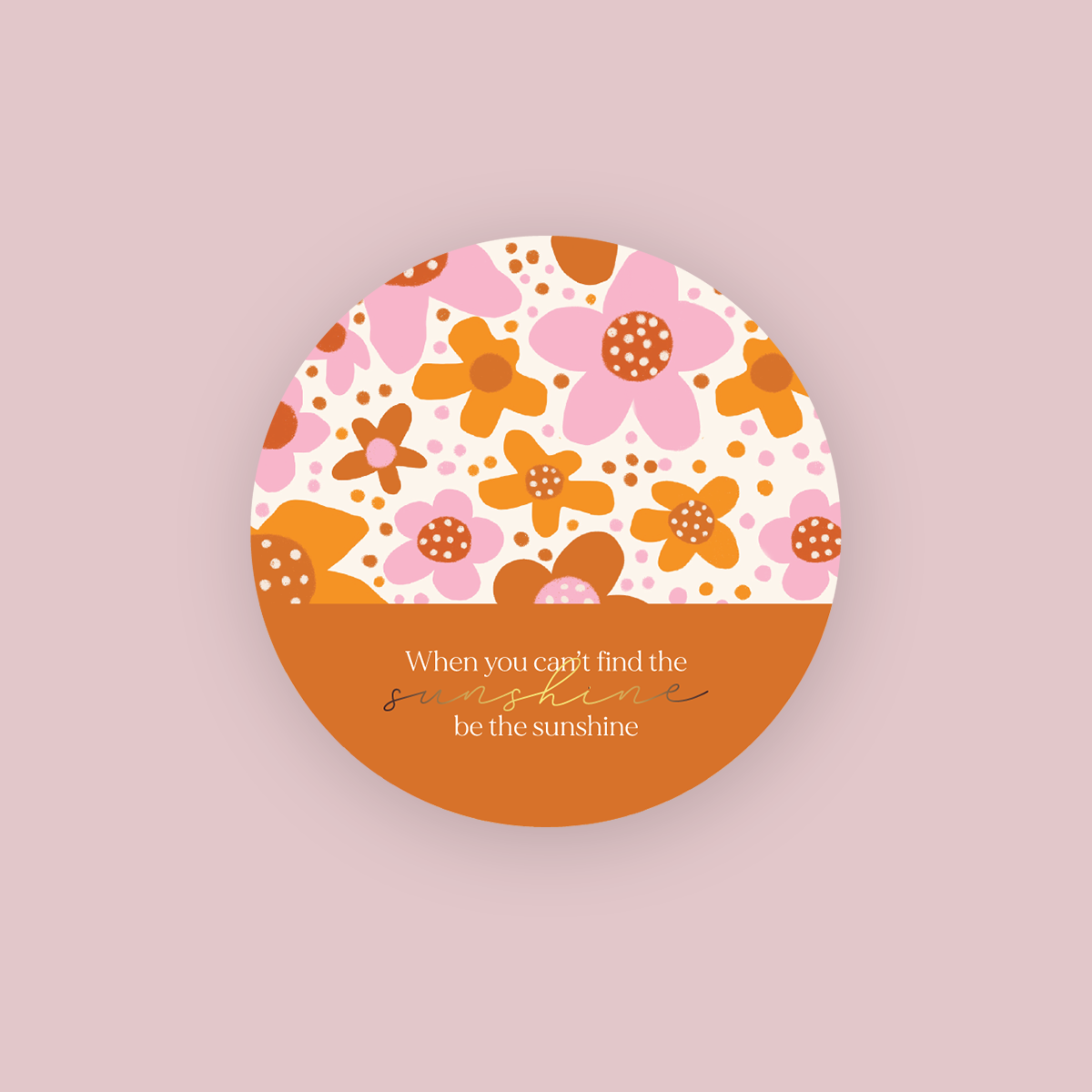 Jess Walker Affirmation Quote Vinyl Label Pack THREE (ROUND) FOIL