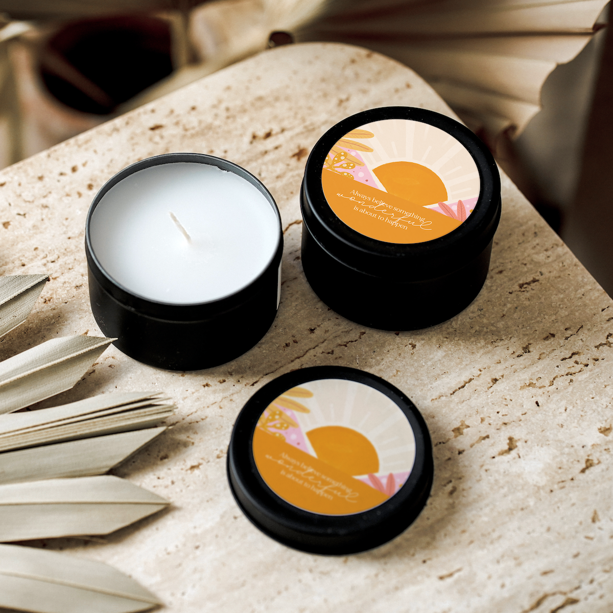 Jess Walker Affirmation Quote Vinyl Label Pack SIX (ROUND) Gloss/Matte