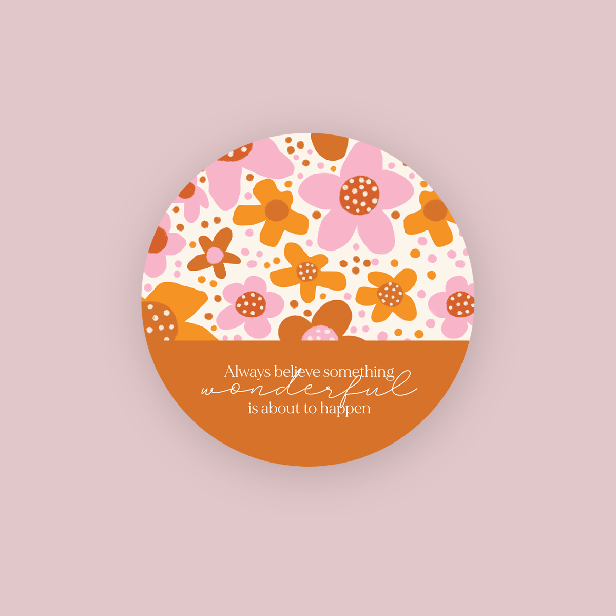 Jess Walker Affirmation Quote Vinyl Label Pack THREE (ROUND) Gloss/Matte