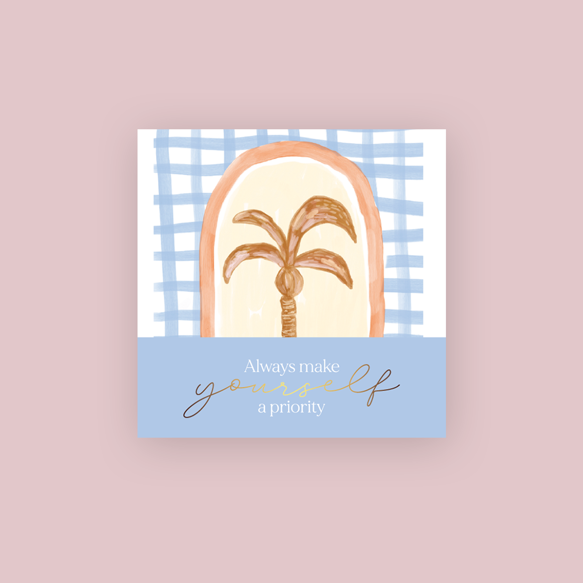 Jess Walker Affirmation Quote Vinyl Label Pack FIVE (SQUARE) FOIL