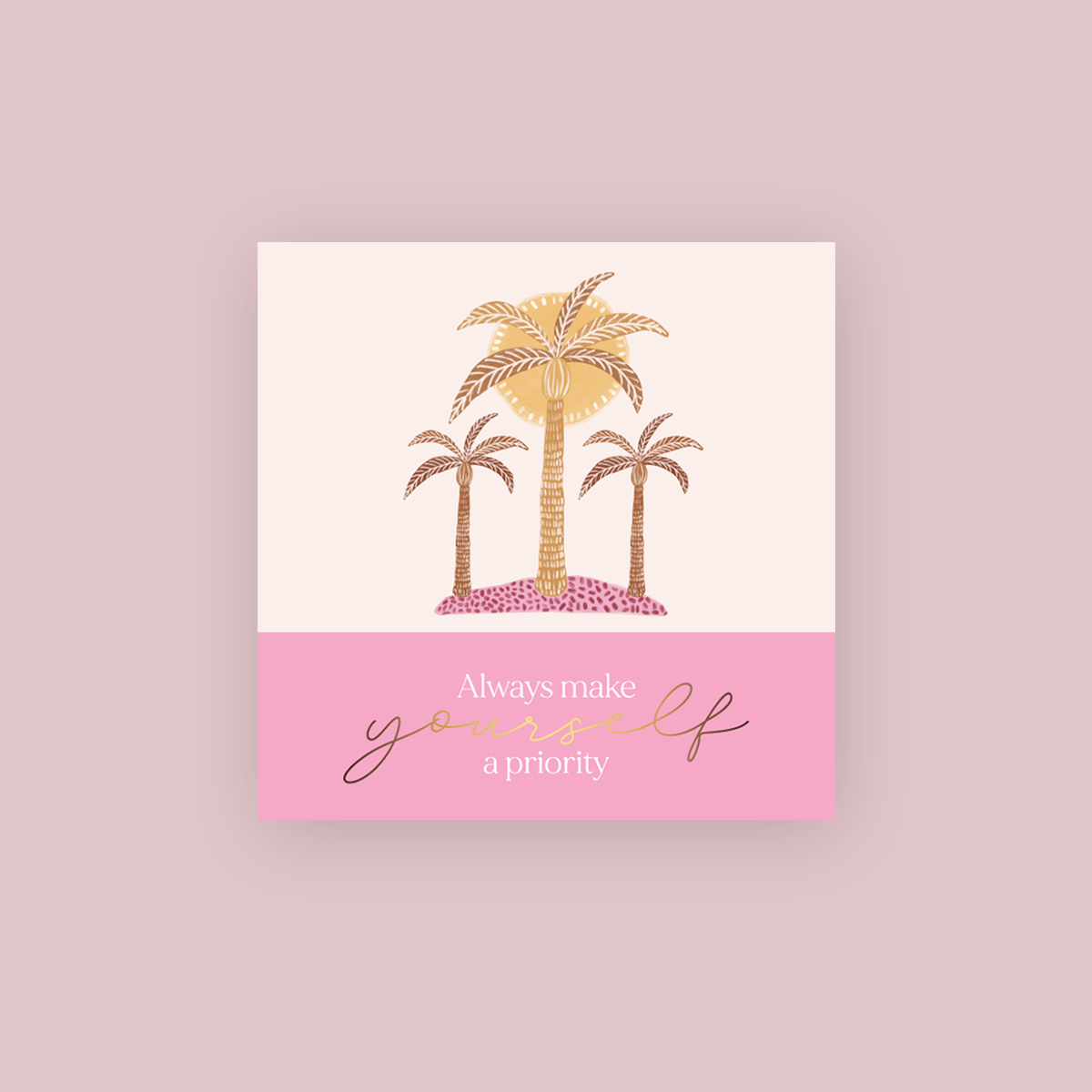 Jess Walker Affirmation Quote Vinyl Label Pack ONE (SQUARE) FOIL