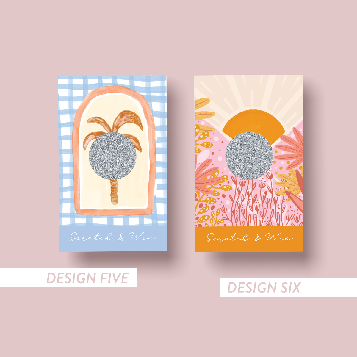 Jess Walker Collab Customer Loyalty Scratchie CARDS