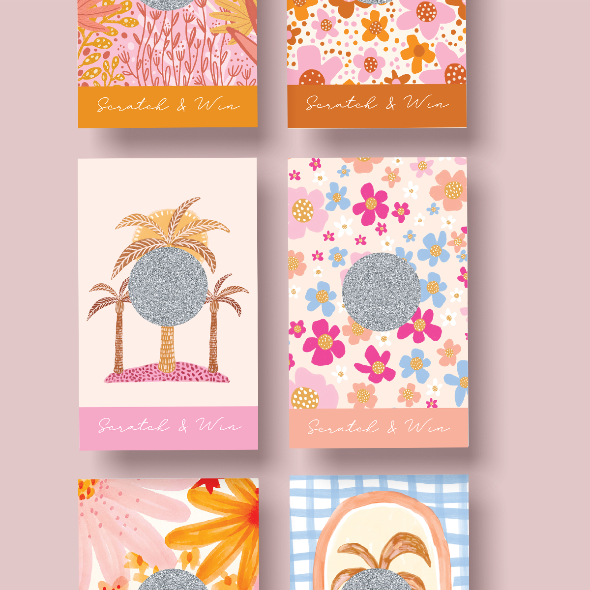 Jess Walker Collab Customer Loyalty Scratchie CARDS