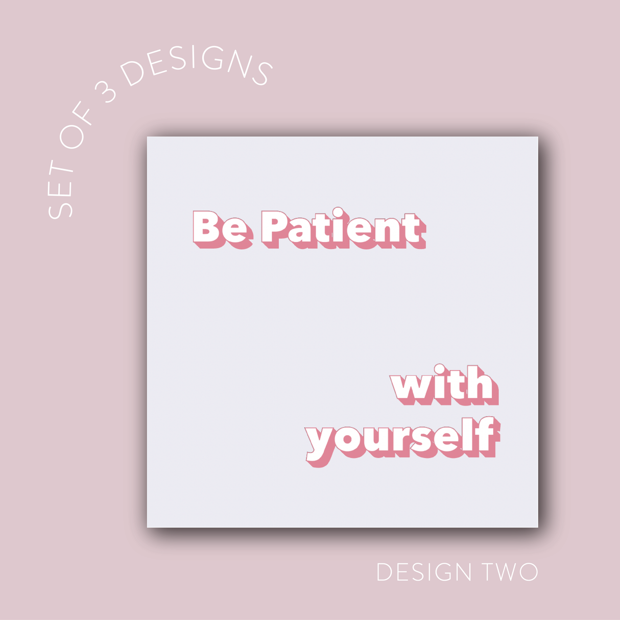 Mental Health Vinyl Label Pack Design One