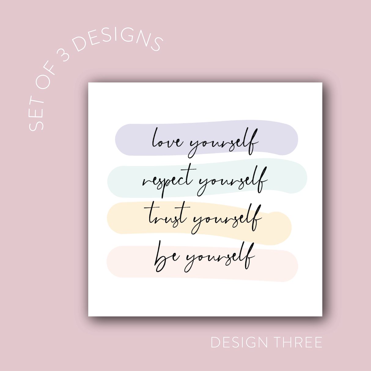 Mental Health Vinyl Label Pack Design Two