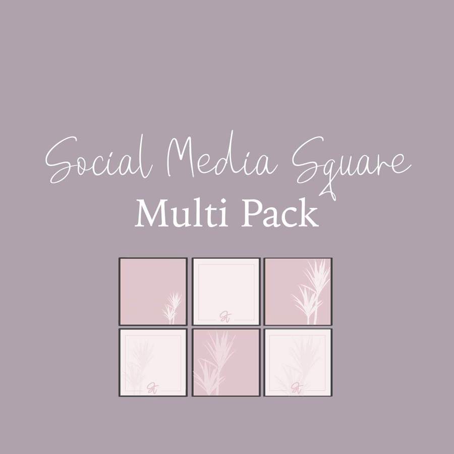 Social Media Template Squares