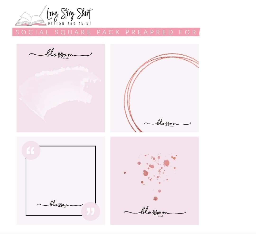 Social Media Template Squares