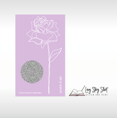 The Pastel Botanical Customer Loyalty Scratch Cards Collection