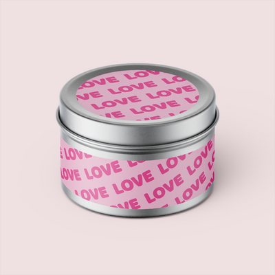 Valentines Day Travel Tin Set Premade Labels