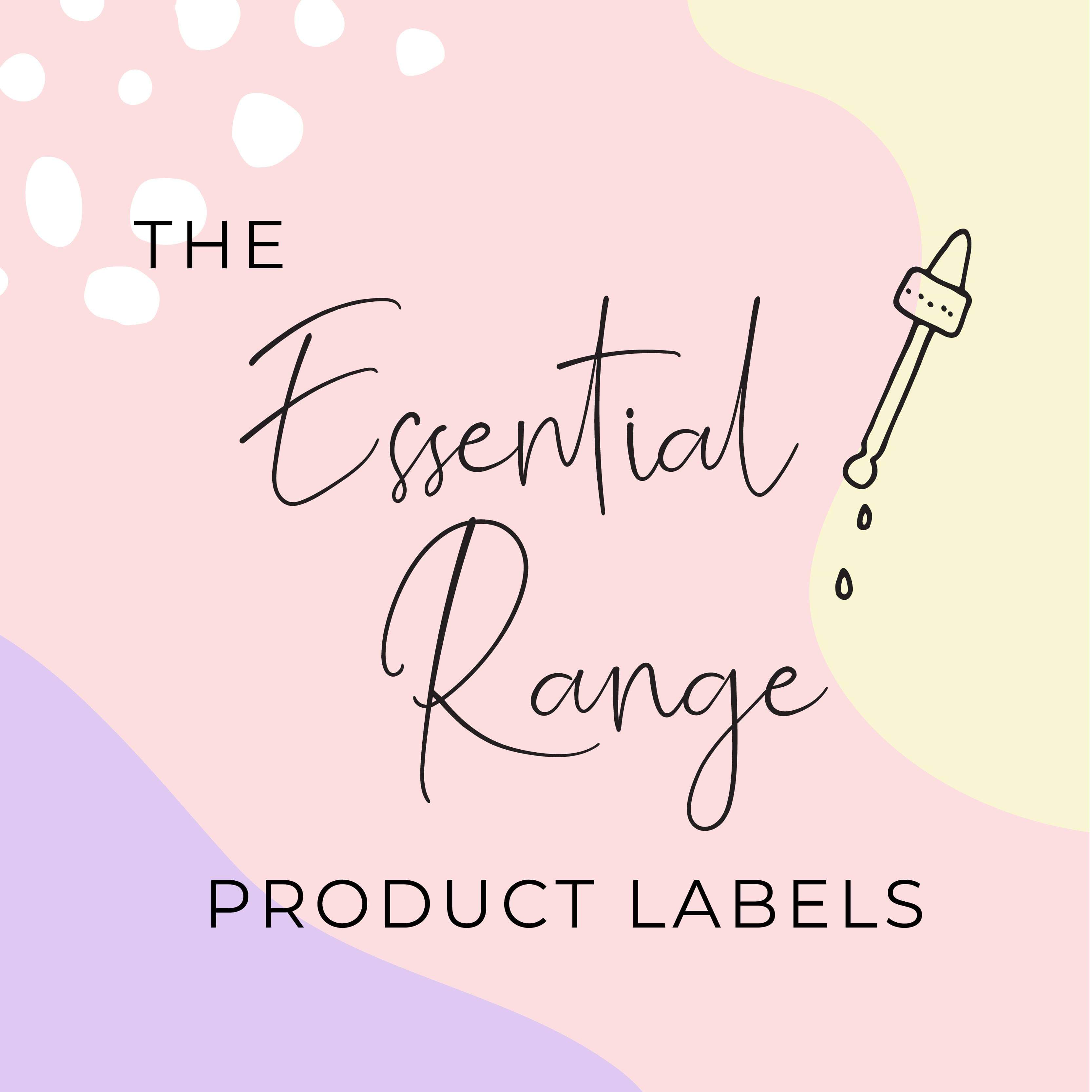 The Essentials Range Product Labels – Long Story Short Design and Print