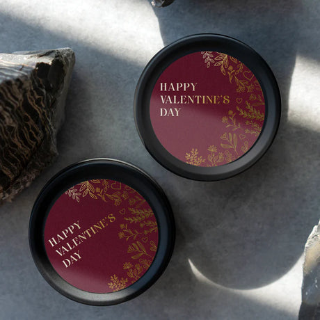 Valentines Day Round Premade Labels