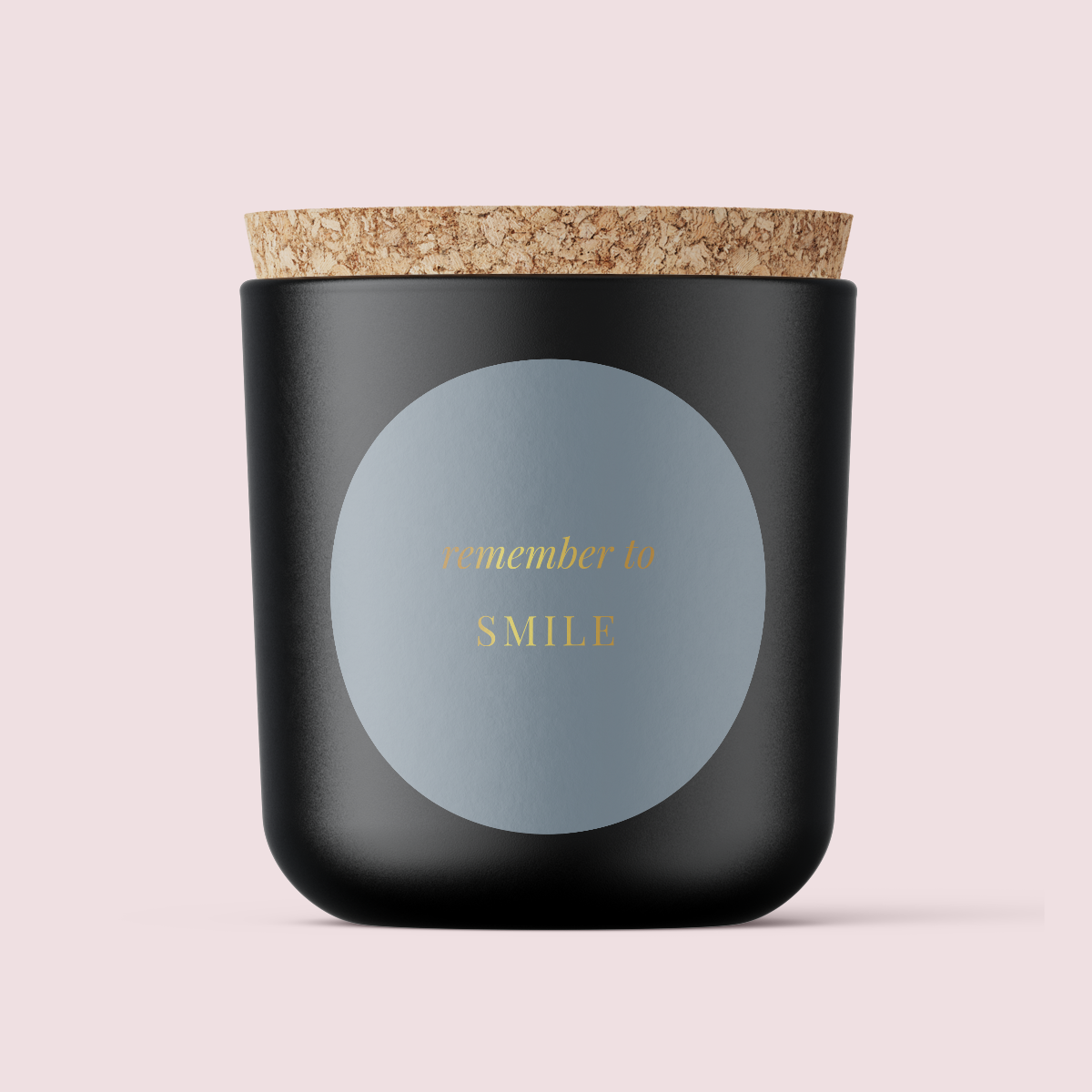 Minimalist Collection Just Because Range - REMEMBER TO SMILE - ROUND - FOIL