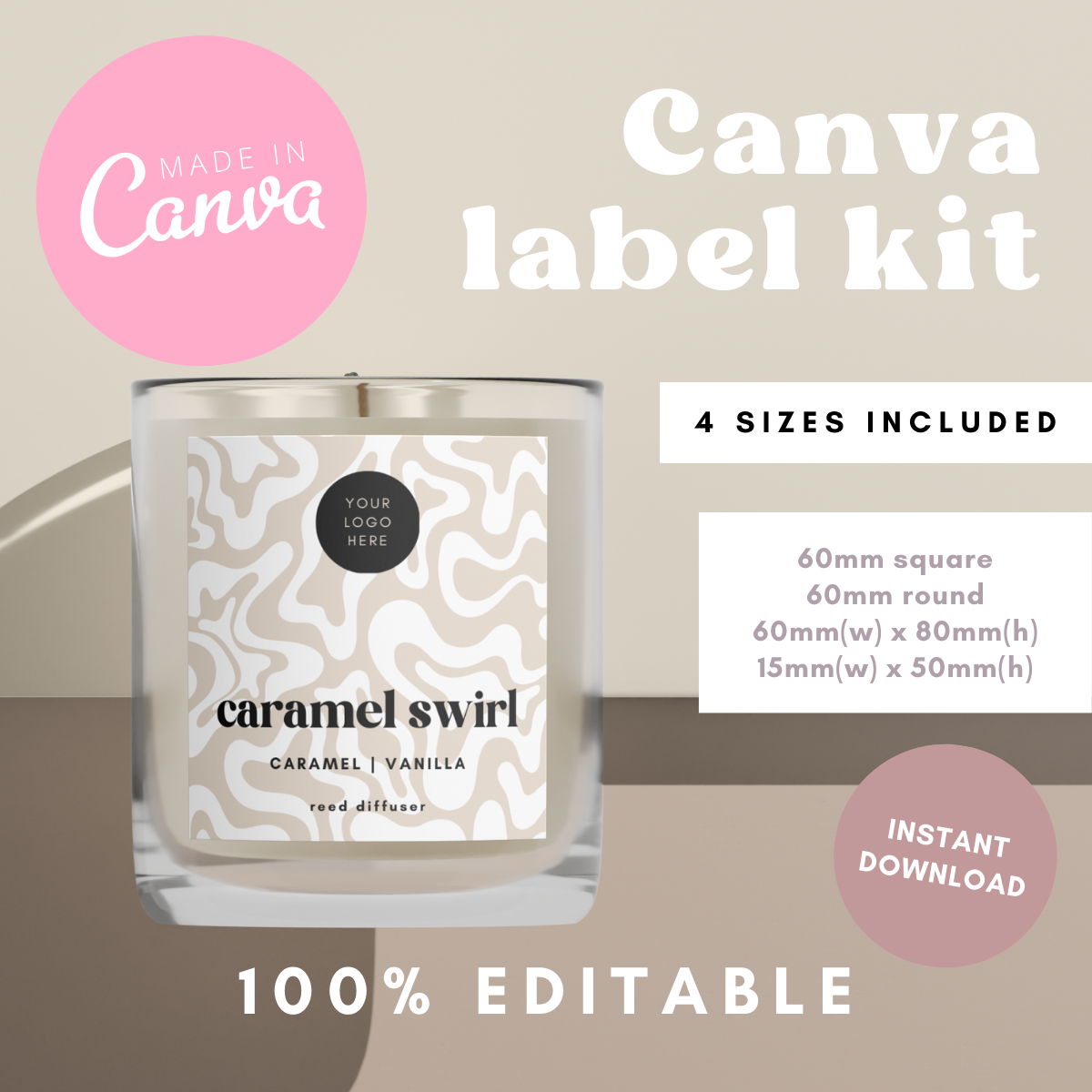 New Kit Label Canva Label Kits – Long Story Short Design and Print