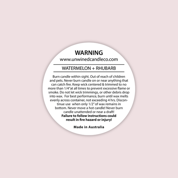 Warning Label Design - Editable Canva Template