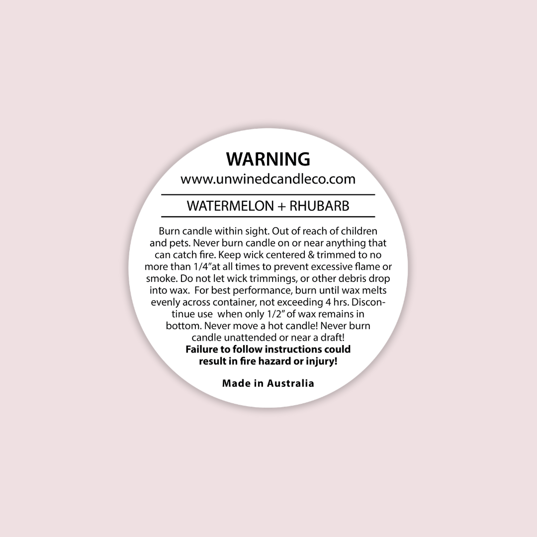 Warning Label Design - Editable Canva Template