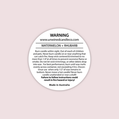 Warning Label Design - Editable Canva Template