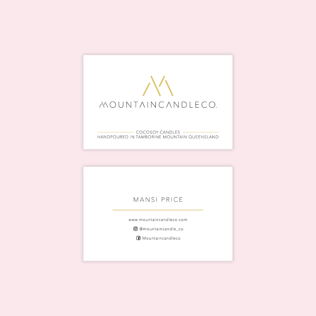 Business Card Design - Editable Canva Template