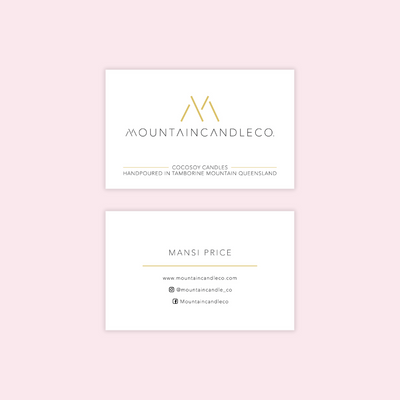 Business Card Design - Editable Canva Template