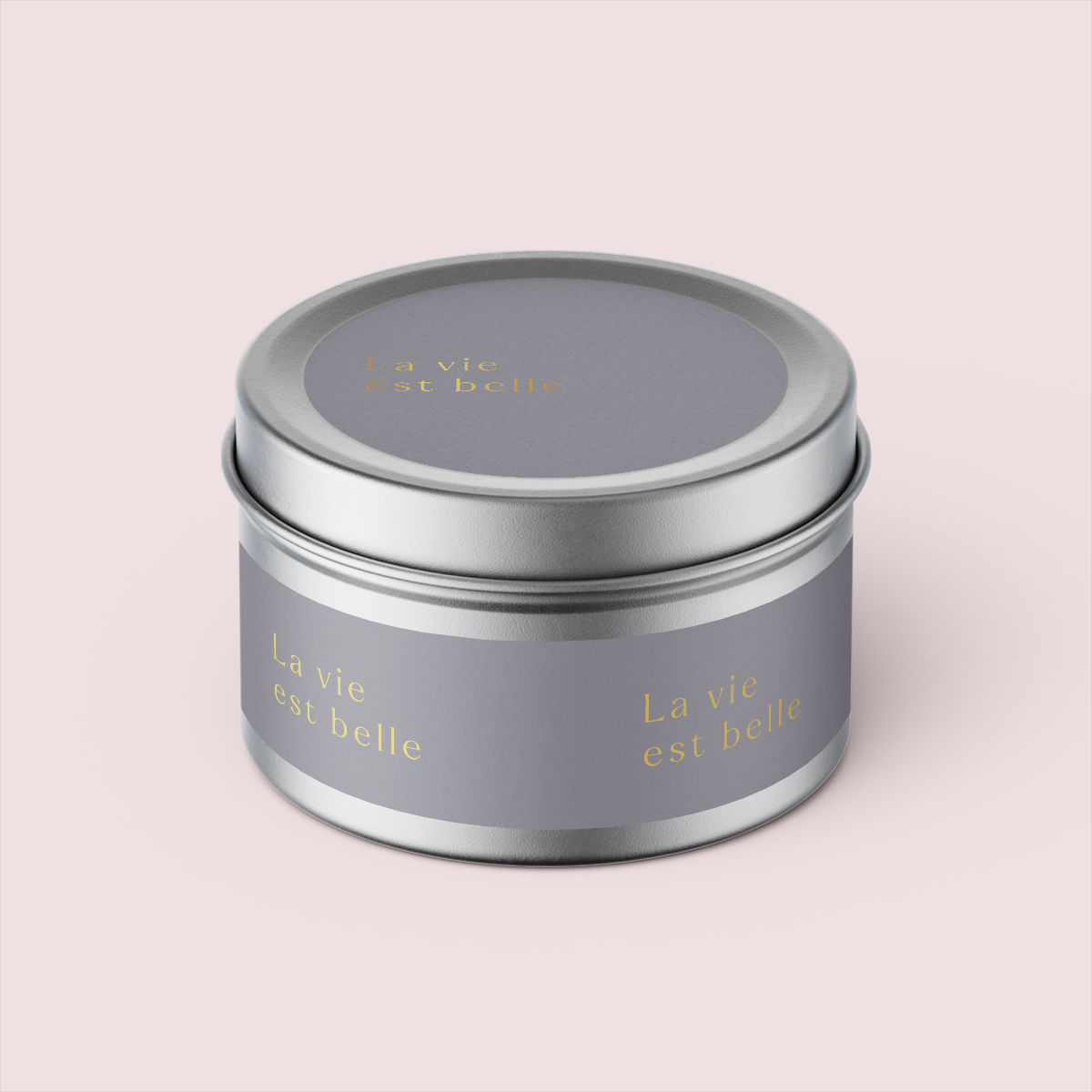 Minimalist Collection Just Because Range - LA VIE EST BELLE - Travel Tin Set - Foil