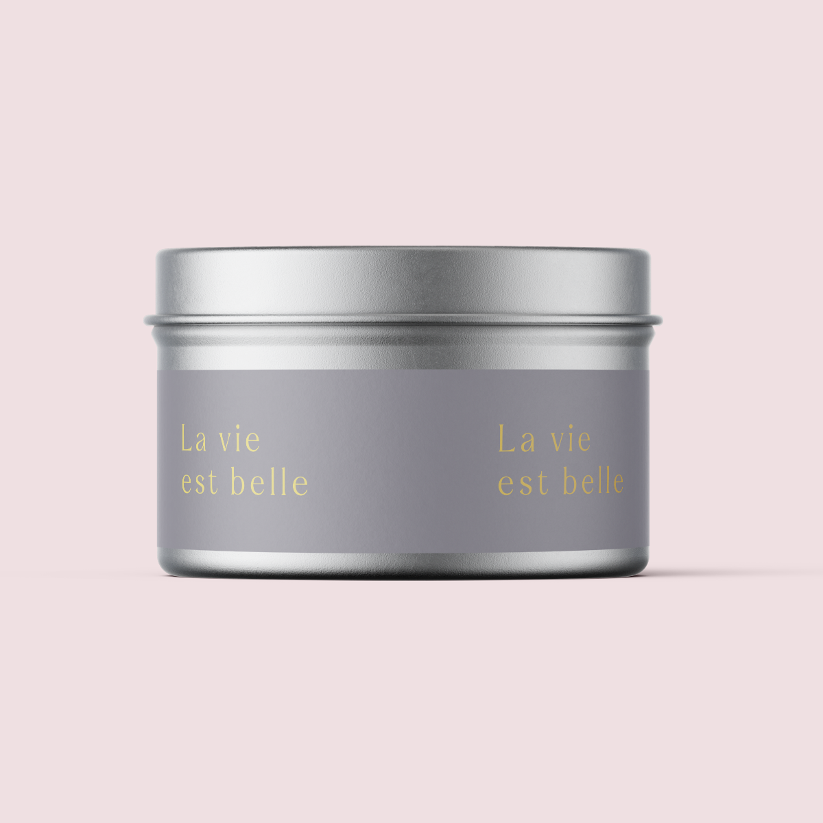 Minimalist Collection Just Because Range - LA VIE EST BELLE - Travel Tin Wrap - FOIL