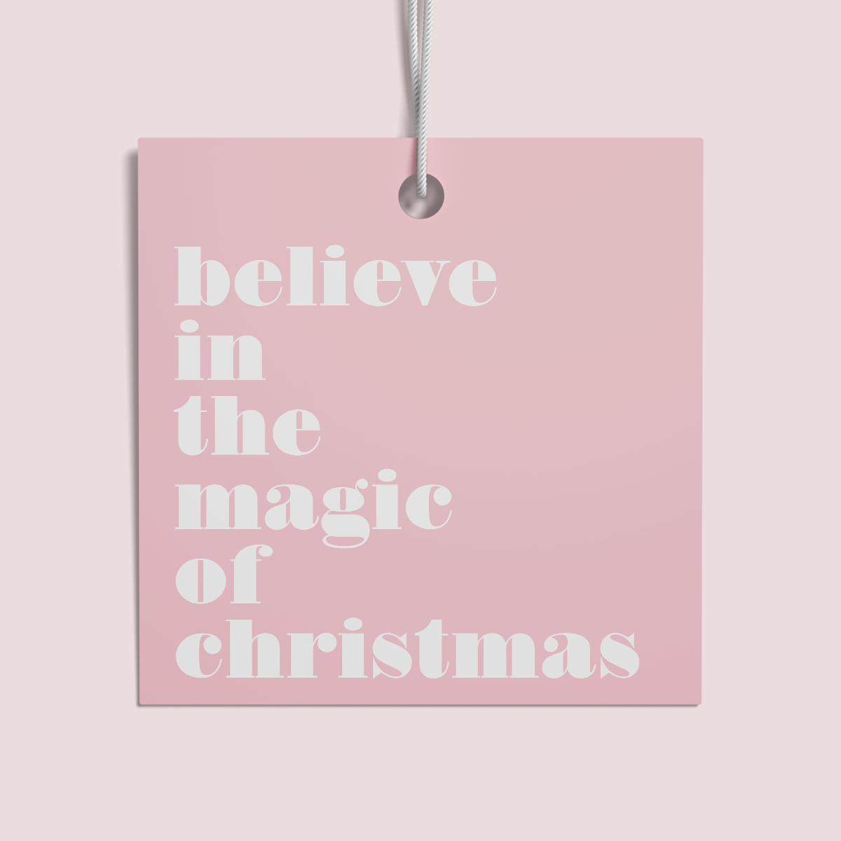 Premade Christmas Swing Tags Colour Pop Collection Design TWO