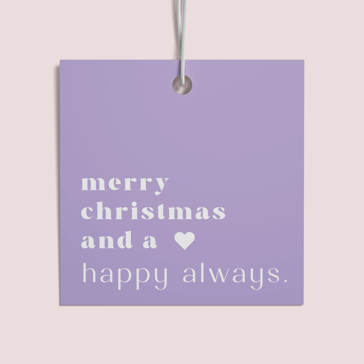 Premade Christmas Swing Tags Colour Pop Collection Design THREE
