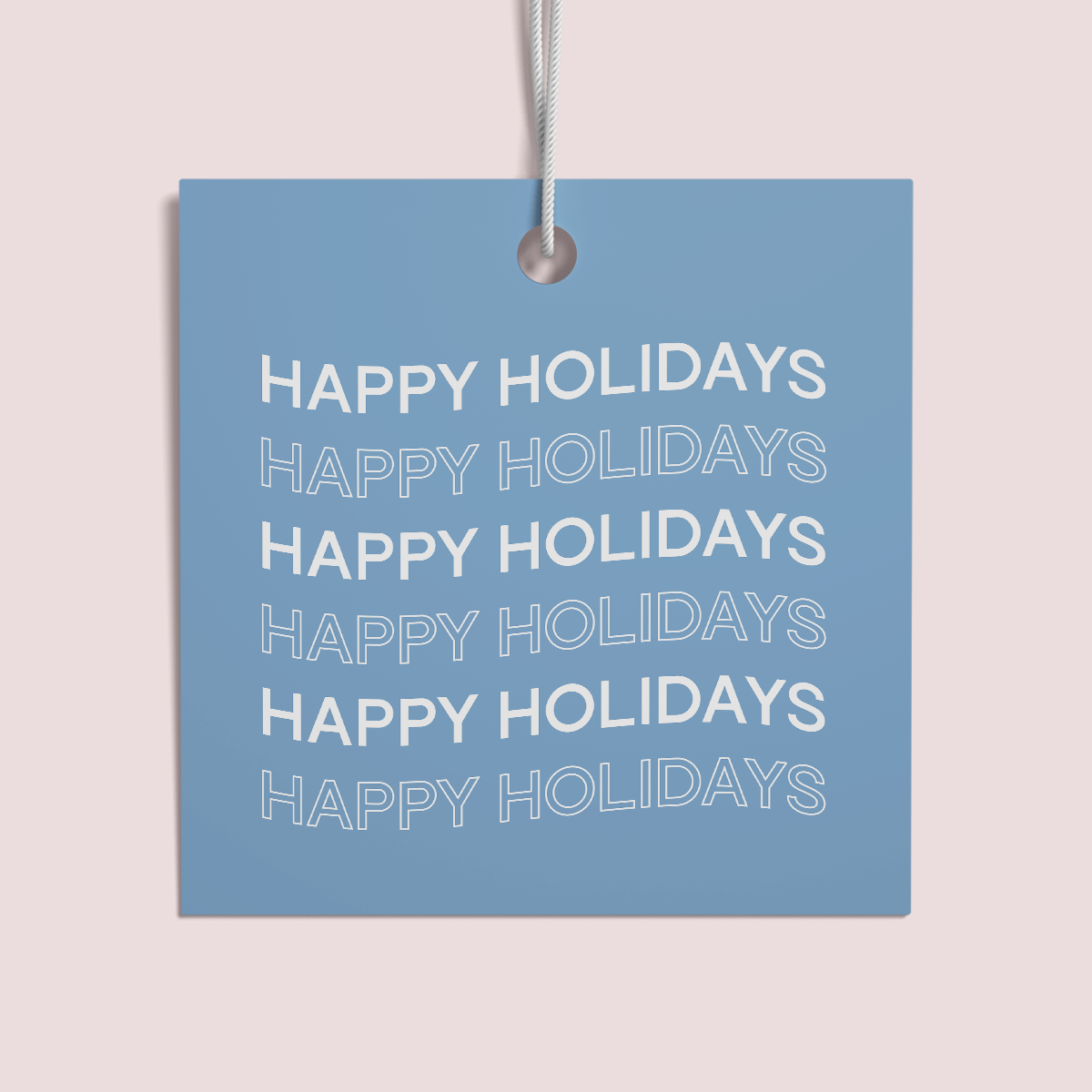 Premade Christmas Swing Tags Colour Pop Collection Design FOUR